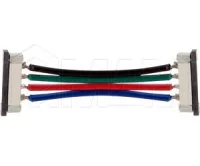 Коннектор 10мм, для RGB, провод 50см: LSA-10RGB-PC-L50-PC