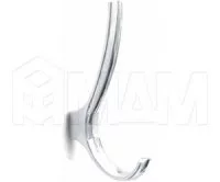 VERSA Крючок двухрожковый хром: WP3004