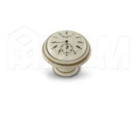 Ручка-кнопка D35мм cлоновая кость/золото винтаж керамика Watch: WPO.77.01.Q1.000.T5