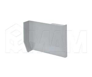 801 Заглушка для мебельного навеса, пластик, серая, левая: K013.C00L.901