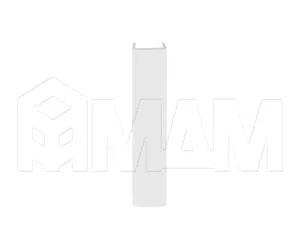 Конечный элемент (длина 4000 мм), белый: 40.0419 4M