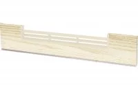 2453 Решётка вентиляционная для цоколя ПВХ H.150, L=600, декапе