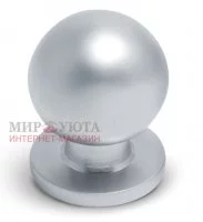 Ручка-кнопка D25мм хром матовый: GN3208