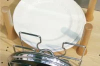 Набор из 3 деревянных держателей, бук