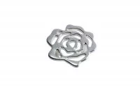 Ручка-скоба 32мм, отделка серебро