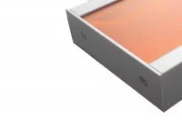 Заглушка торцевая L=350мм, алюминий