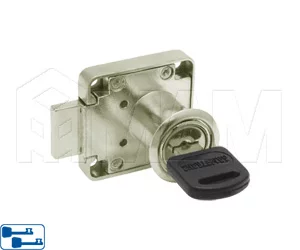 Замок для 1-ой двери, выдвижной, никель матовый: KA 507-11 MN