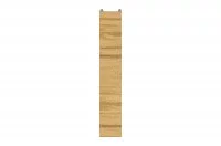 1379 Торцевая заглушка для цоколя ПВХ, L=4000, дуб