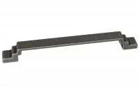 Ручка-скоба 160мм, отделка железо античное черное