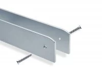 Комплект торцевых профилей L=620, алюминий (правый+левый+шурупы)