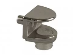 Полкодержатель для стекл. полок FIRMAX, H=8,5 мм, цинк, никель