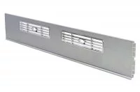 79 Решётка вентиляционная для цоколя ПВХ H.100, L=600, под серебро