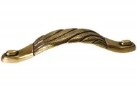 Ручка-скоба 128мм, отделка бронза "Валенсия"