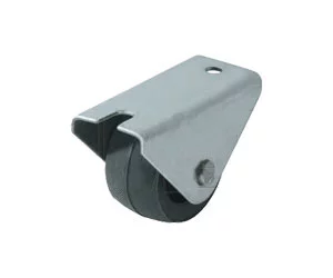 Опора колесная, прямоходная, пластиковое колесо, высота 29 мм: КП 3Н