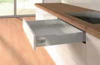 Hettich: 9228890: Комплект ящика InnoTech Atira полного выдвижения с демпфером Silent System, H70, NL470, серый