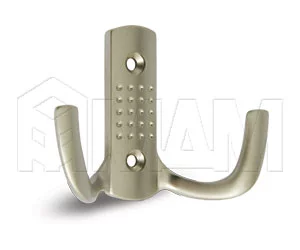 ARGUS Крючок двухрожковый никель матовый: Z-341.G5