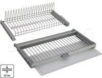 PARTNER Комплект посудосушителей с поддоном, 600 мм, хром: ESL60PR