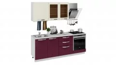 Кухонный гарнитур длиной - 210 см (со шкафом НБ)