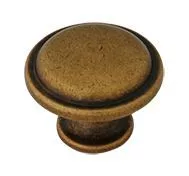 Ручка-кнопка FIRMAX с винтом, металл, бронза