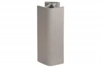 130/813 Угол 135&quot; для цоколя ПВХ, L=4000, под шлифованную нержавеющую сталь