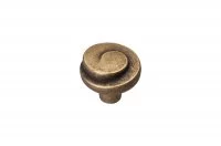 Ручка-кнопка, отделка бронза античная