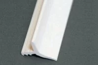 Профиль ПВХ под пропил для крепления витражей, L=4000, отделка транспарент