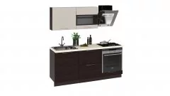 Кухонный гарнитур длиной - 180 см (со шкафом НБ) «Латте-2»