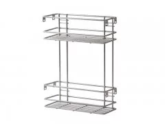 Бутылочница в базу 150мм, полного выдвижения, 342х250х150мм, хром