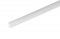 Профиль для крепления витражей, ПВХ 5.5х7мм, цвет белый, в бухтах