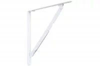 Менсолодержатель складной, L=300мм, отделка белая