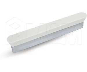 SALIX Ручка-скоба 128мм хром/белый: C-3634.T1-G2