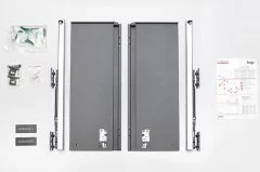 Комплект ящика Indigo H=175, L=450, отделка орион серый: M-IND.KIT.450C1.OG