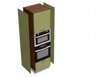 Установка декоративной панели на колонку