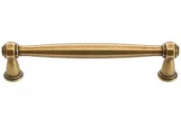 Ручка-скоба 128мм, отделка бронза античная французская