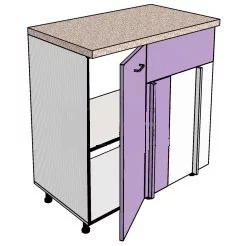 Корпус переходной (2 полки+ Ф/П) 800*560*920