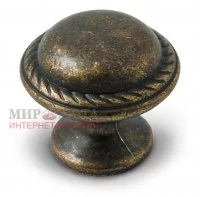 Ручка-кнопка D25мм бронза патинированная: GG3605/B