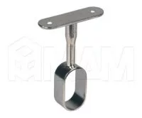 Штангодержатель для овальной штанги, никель: HA10 NI