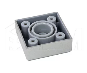 Опора декоративная Н20+8мм хром матовый: ADJ6.020.CM