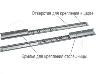 Механизм типа "Книжка", 900 мм: F-B900