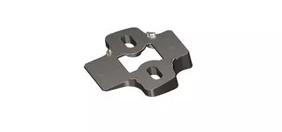 Hettich: 9072214: Угловой адаптер монтажных планок System 8099 угол 5°, цинковое литье