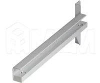 KALI полкодержатель для стеклянных полок толщиной 8/10 мм, комп. на 1 полку, серебро: KL240GR