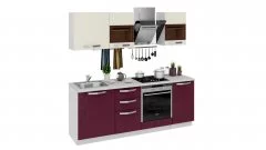 Кухонный гарнитур длиной - 210 см (со шкафом НБ)