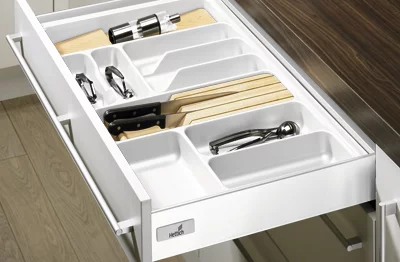 Hettich: 9113828: Лоток OrgaTray для ящиков 410 для InnoTech, B501-550, T441-520, белый