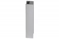 134/805 Стык для цоколя ПВХ, L=4000, под шлифованный алюминий