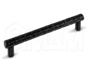 Ручка-рейлинг 128мм железо черное: WMN.761.128.00T2