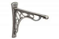 Менсолодержатель "Merletto", отделка серебро античное, малый