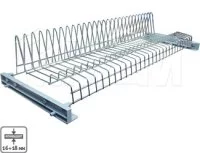 Посудосушитель для тарелок без рамки, 800 мм, хром: GV80VCP