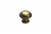 Ручка-кнопка, отделка бронза матовая