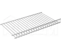 HOME SPACE полка сетчатая, 300*950 мм, металлик: HS300*950MT