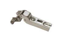 Петля 110 полунакладная для алюминиевой рамки, Slide-on, отделка никель